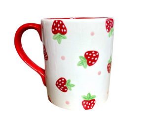 Upper West Side New York Strawberry Dot Mug