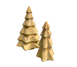 Upper West Side New York Rustic Glaze Faceted Trees