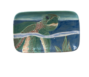 Upper West Side New York Swimming Turtle Plate