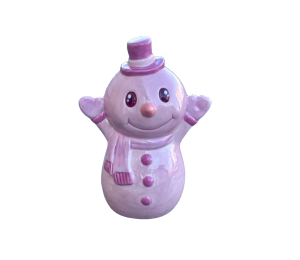 Upper West Side New York Pink-Mas Snowman