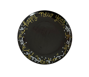 Upper West Side New York New Year Confetti Plate