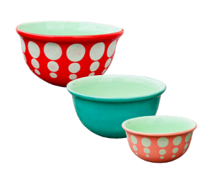 Upper West Side New York Retro Mixing Bowls