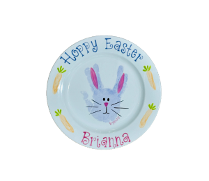 Upper West Side New York Easter Bunny Plate