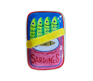 Upper West Side New York Open Sardines App Plate