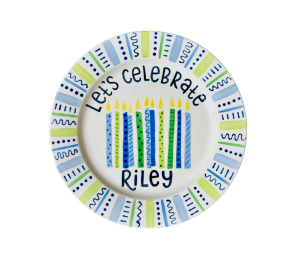 Upper West Side New York Let's Celebrate Plate