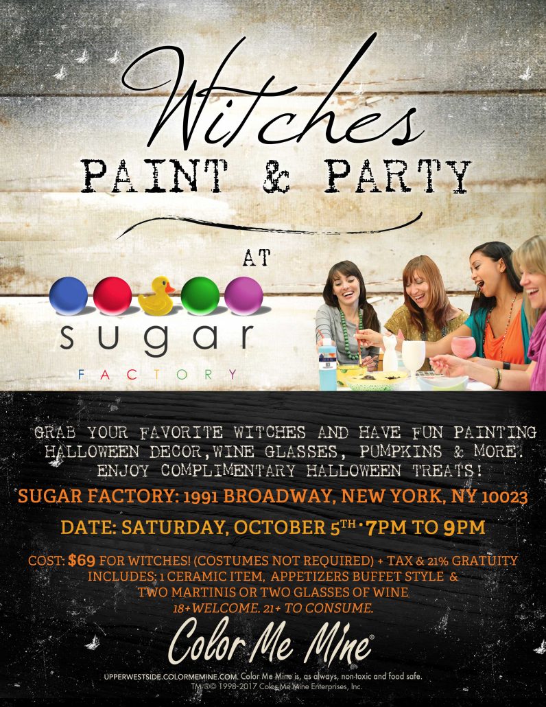 Witches Paint & Party